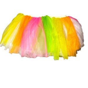 Party City one size neon colored tutu